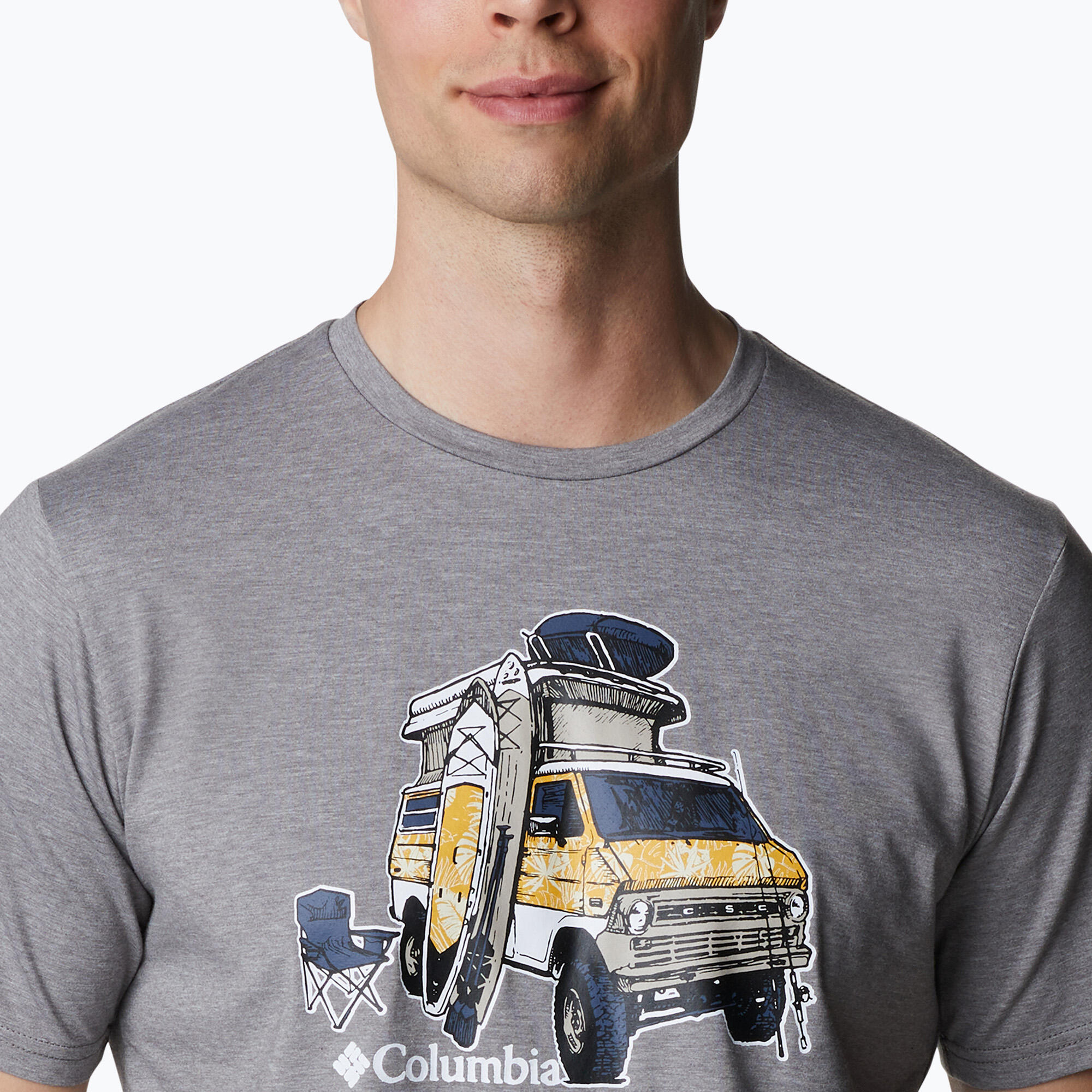 T-shirt da trekking da uomo Columbia Sun Trek 2/5
