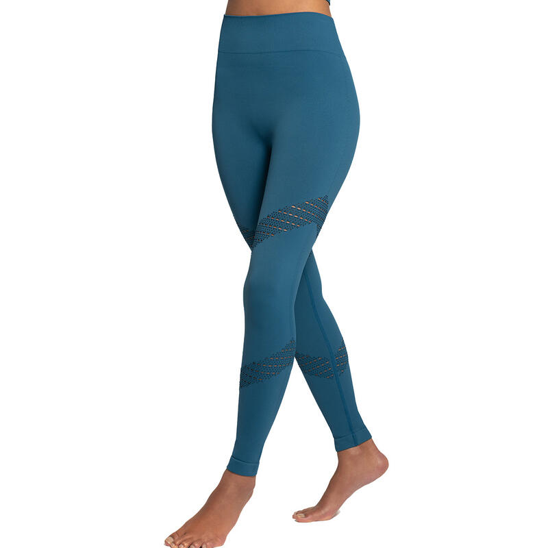 Nahtlose, durchbrochene Leggings mit hoher Taille Active