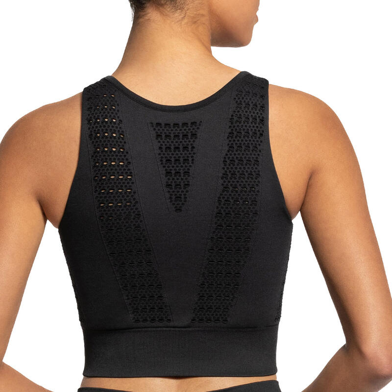 Crop top flexible ajouré Active