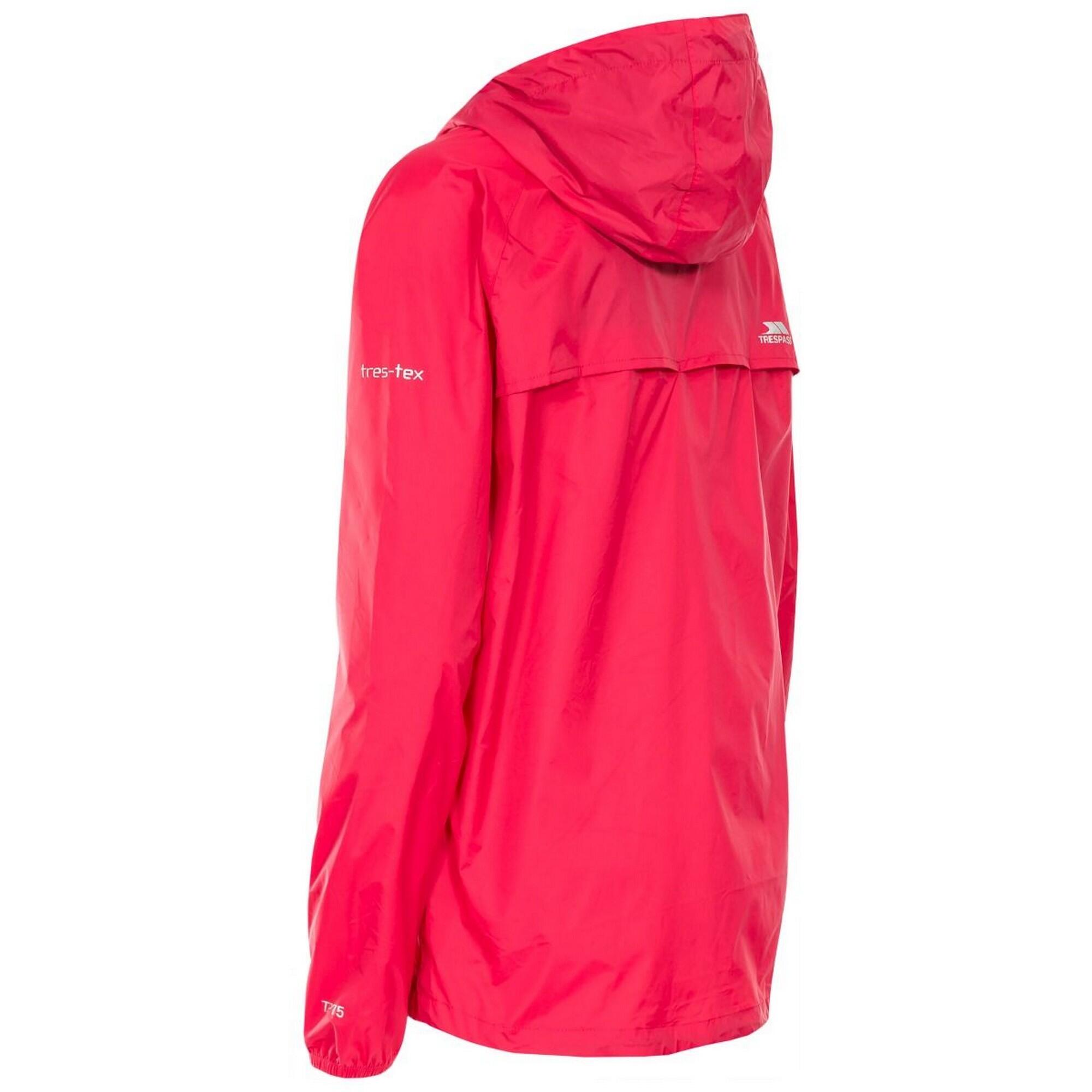 Veste Imperméable QIKPAC Femme (Rose Foncé) 2/5