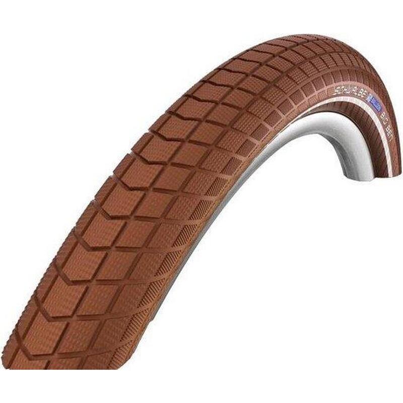 Pneu vtt/urbain 26x2.15 Schwalbe big ben marron tr (55-559)