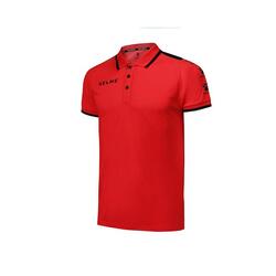 Camisola pólo Lince Unisex JR M/c em preto