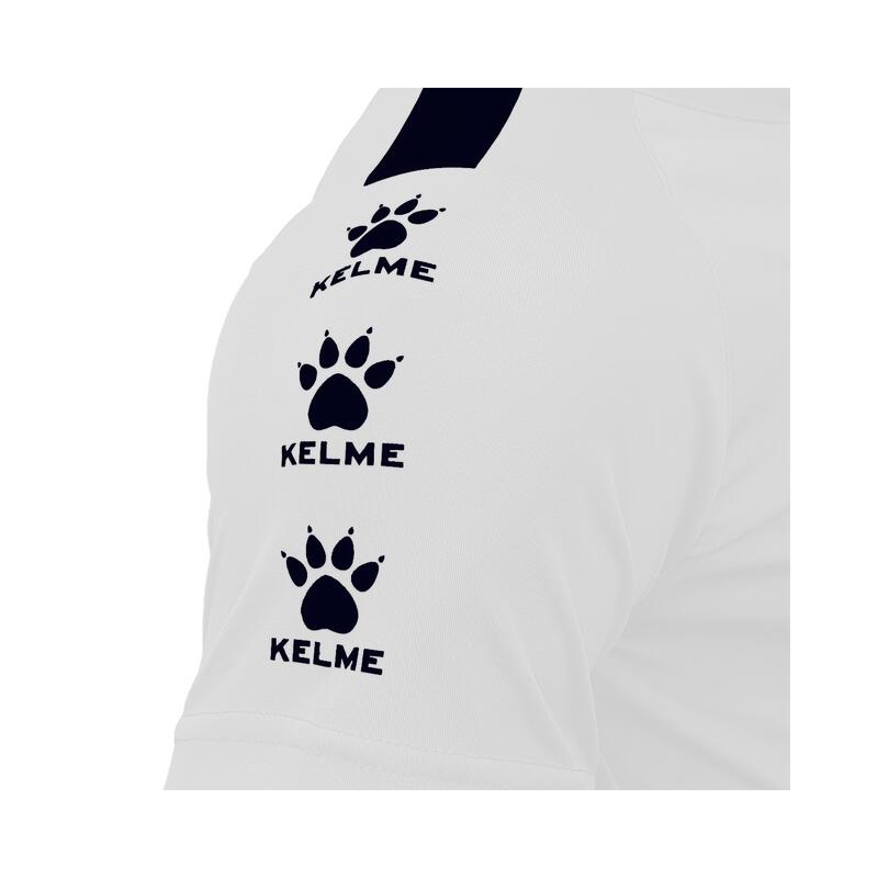 T-shirt de manga curta Kelme T-shirt branca Lince Unisex JR Kids