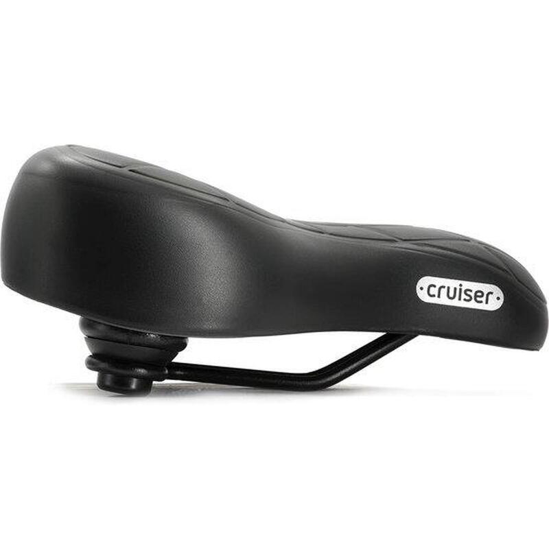 Siodełko Rowerowe Cruiser Relaxed Xxl Czarne