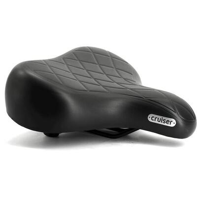 Fietszadel cruiser relaxed xxl zwart