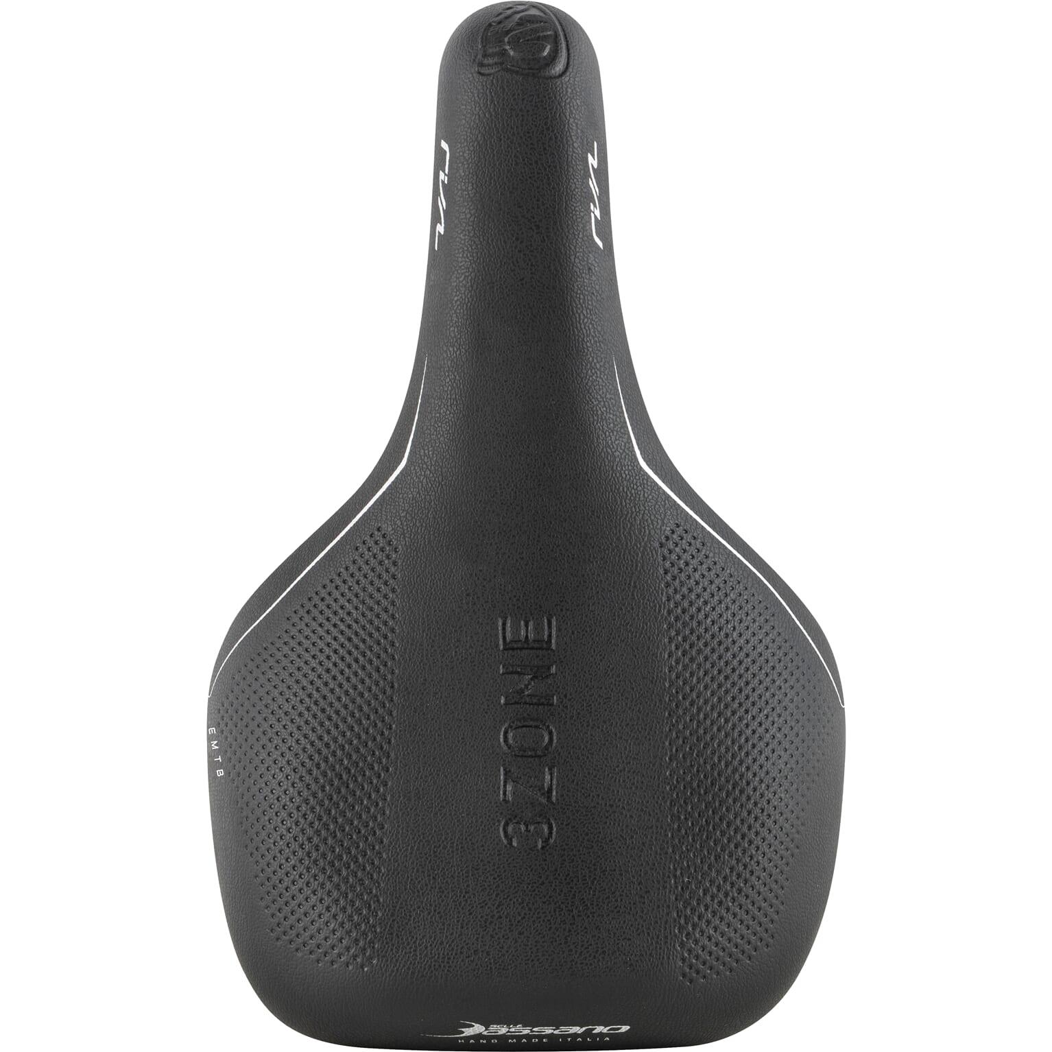 SELLE BASSANO Selle Bassano Rivale 3Zone Sport - Sella bici vinile/poliammide nera.