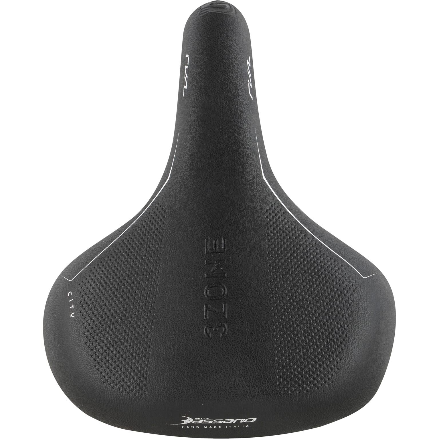 SELLE BASSANO Sella Selle Bassano Rivale 3zone City, nera, 255 mm.