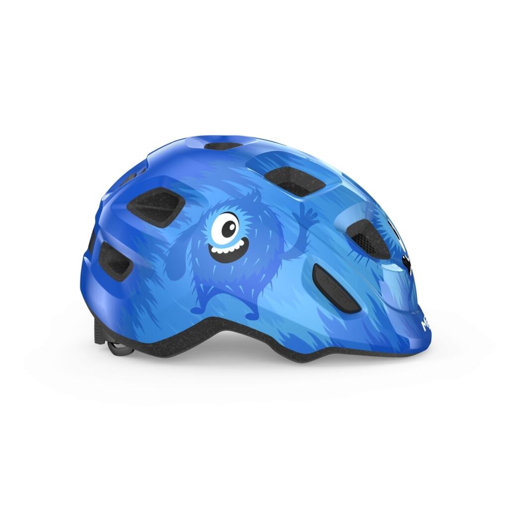 MET Hooray Kids Cycle Helmet - Black Flames 4/4
