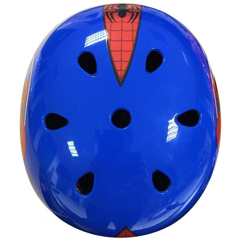 Kinderfietshelm Spider-Man 54-60 cm Blauw