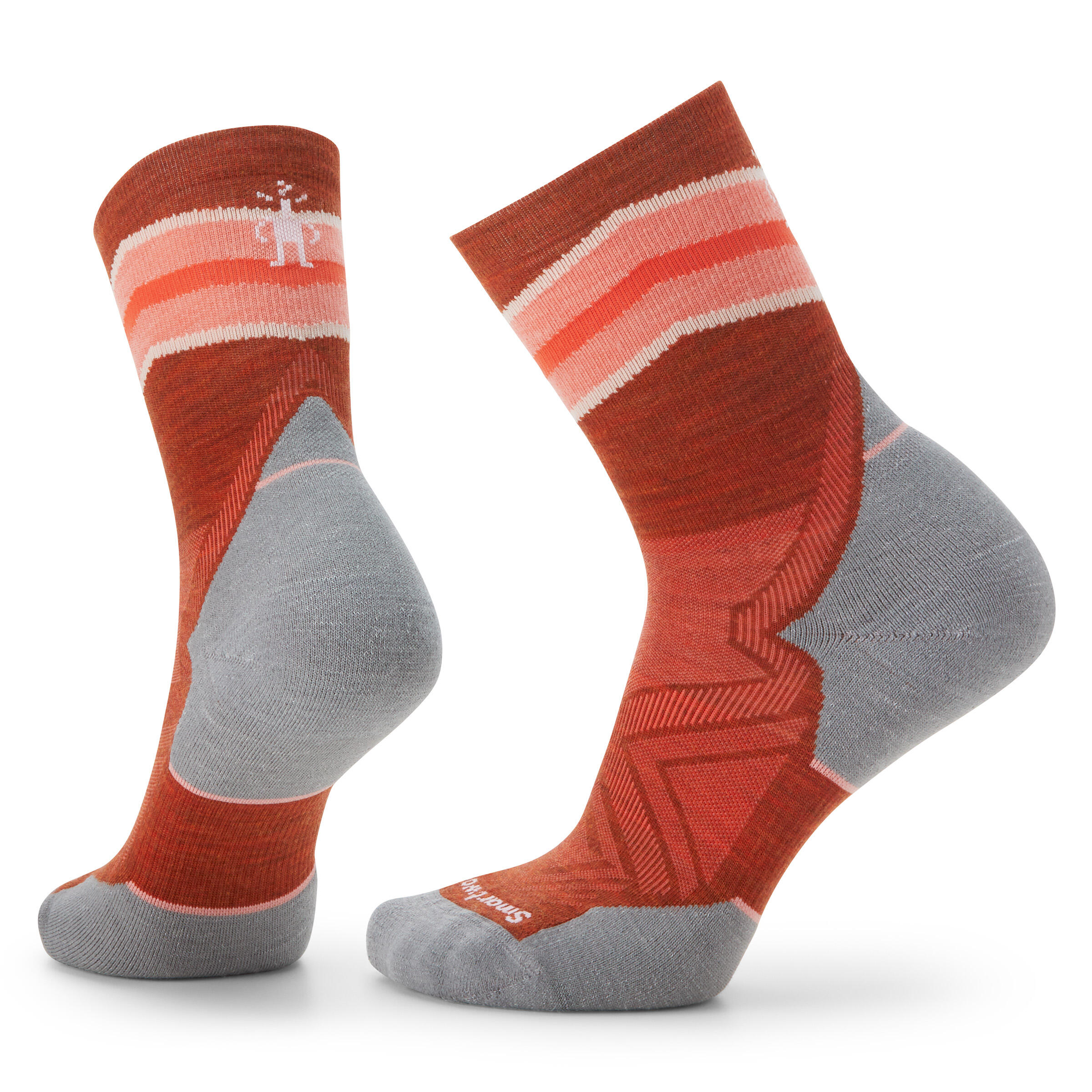 Skarpety Biegowe Damskie Smartwool Run Targeted Cushion Mid Crew Sock