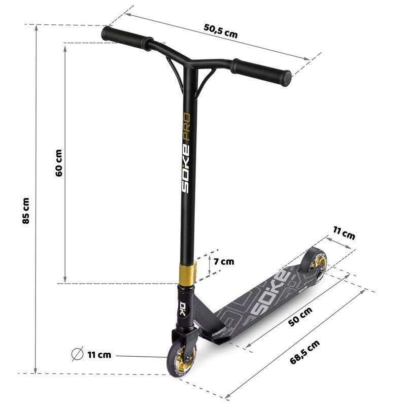 Monopattini monopattino adulto Soke Pro, Oro