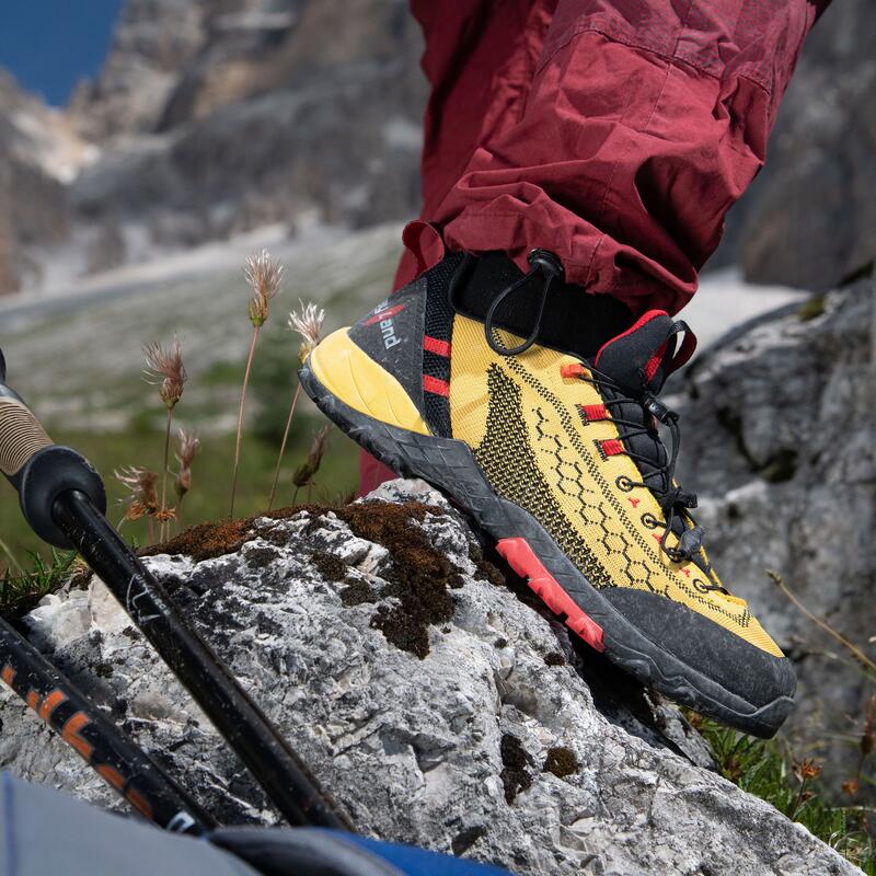 scarpe hiking uomo ALPHA KNIT YELLOW-BLACK