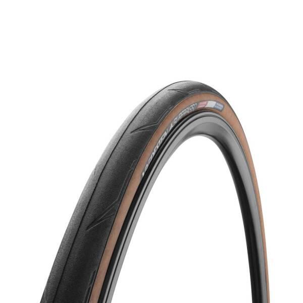 Racefiets Buitenband Superpasso 700 X 25C Zwart/Transparant