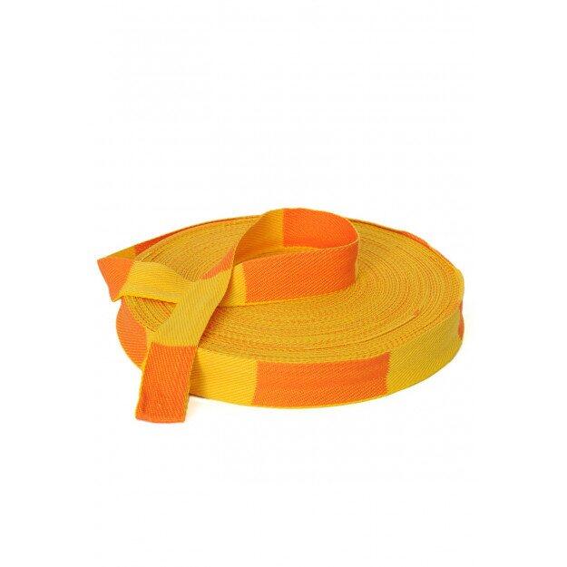 Budo-fight - Rouleau De Ceinture De Judo - Ceinture De Kimono - Jaune|orange - Taille Unique - Decathlon