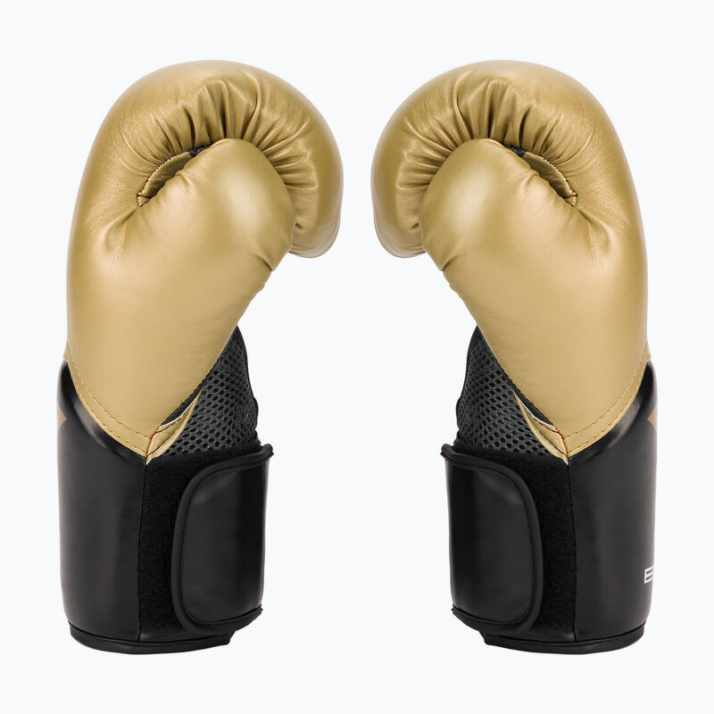 Boxkesztyű, Everlast, Pro Style Elite, műbőr, arany-fekete,