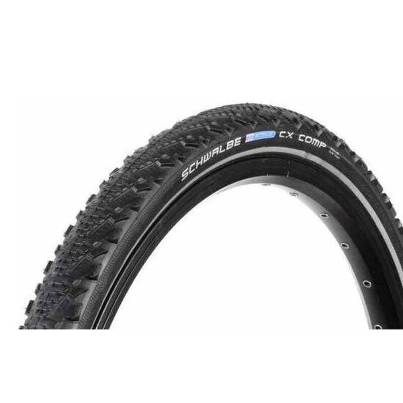 CX Comp clincher band - 26x2.00 inch - K-Guard - reflecterende strepen - zwart