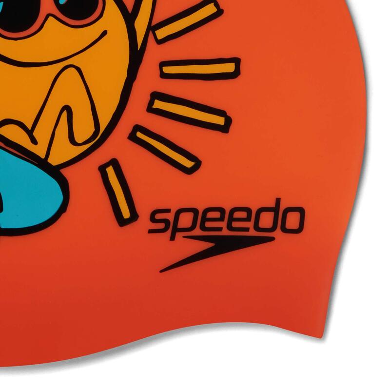 Czepek pływacki dla dzieci Speedo Slogan Print Cap