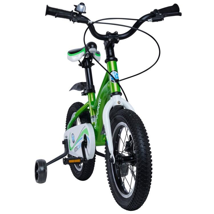 Bicicleta pentru copii 2-4 ani HappyCycles KidsCare, roti 12 inch, verde