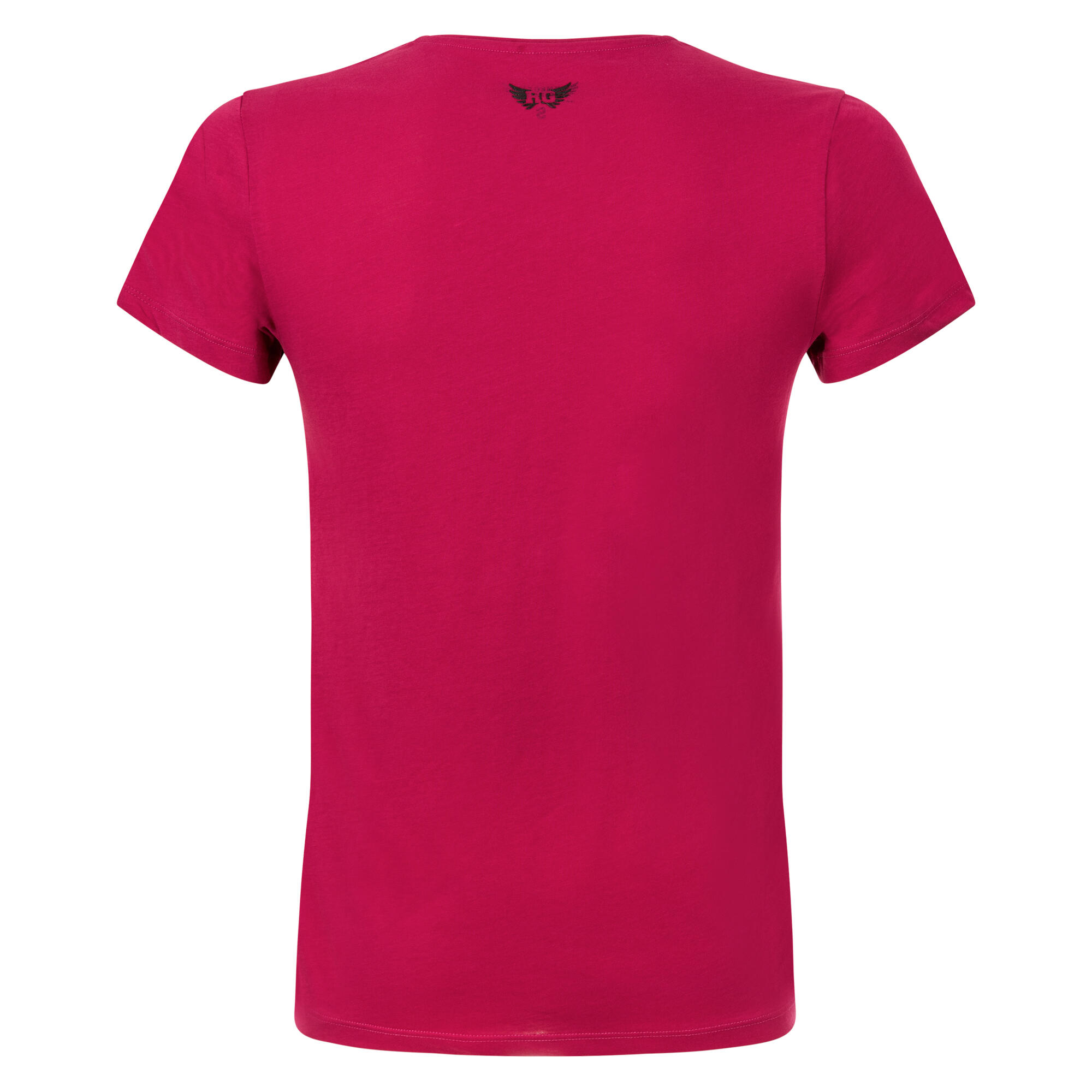 T-shirt Moksha - Col en V à la hanche, doux et confortable - marsala spice 2/2