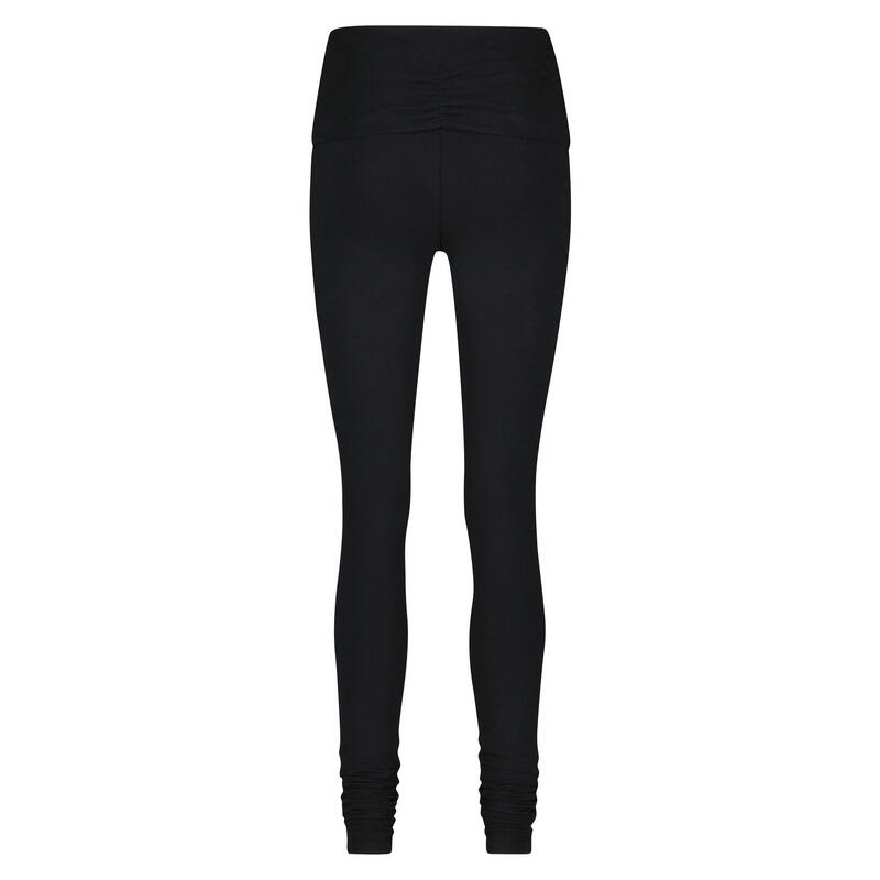 Shaktified - Legging de yoga confortable avec Bordure en revers - Noir