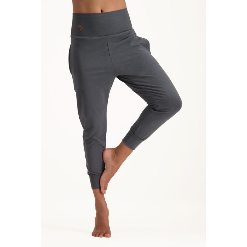 Pantalon de yoga coupe ample super confortable Bhumi - Gris anthracite
