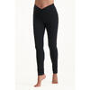 Sati Lapel Yoga Legging - Noir Urbain