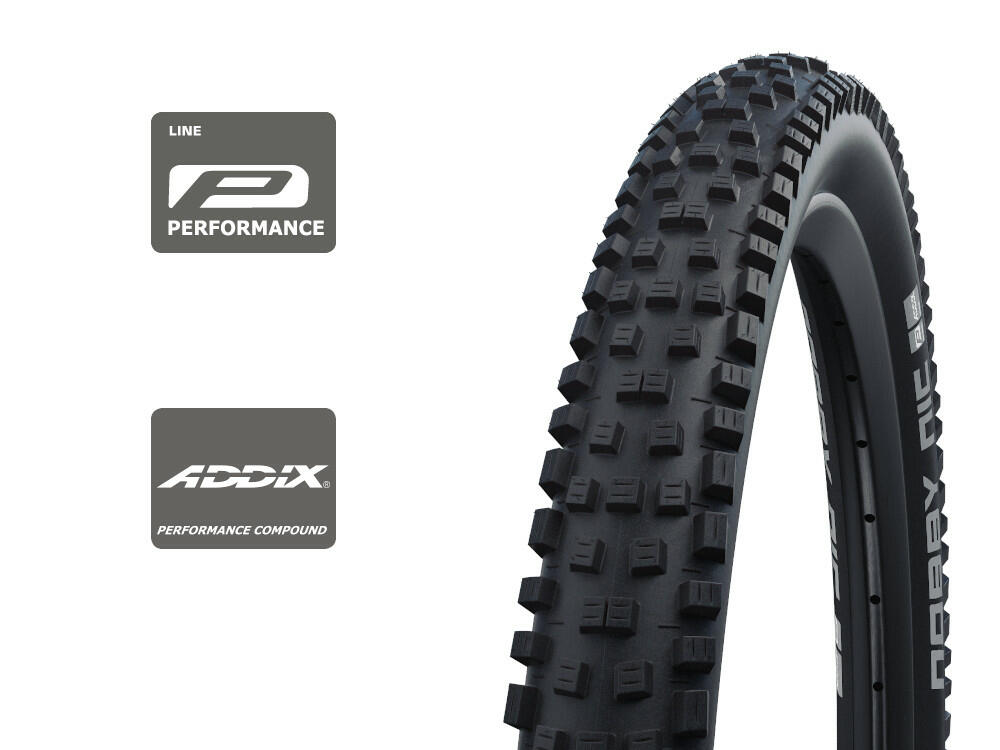 Schwalbe NOBBY NIC PERF R-Guard 26 x 2.40 Black Tyre 2/3