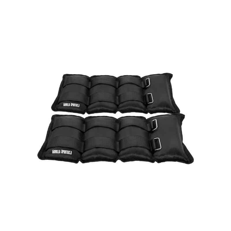 Lastres Pesas Tobillo Muñecas Gorilla Sports Negro