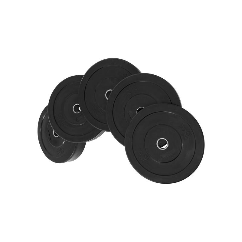 Bumper Plate - Halterschijf - 25 kg - Rubber - 50 mm