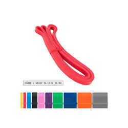 Weerstandsband Rood - Resistance band - 13 mm - Latex - 5 - 50 LBS