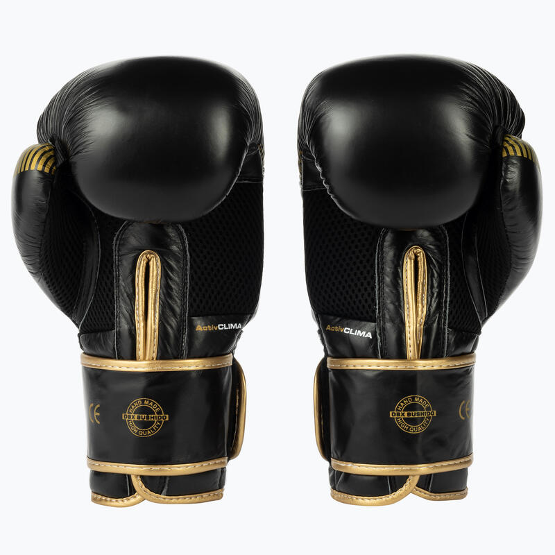 Guantes de boxeo de Bushido DBX de cuero natural