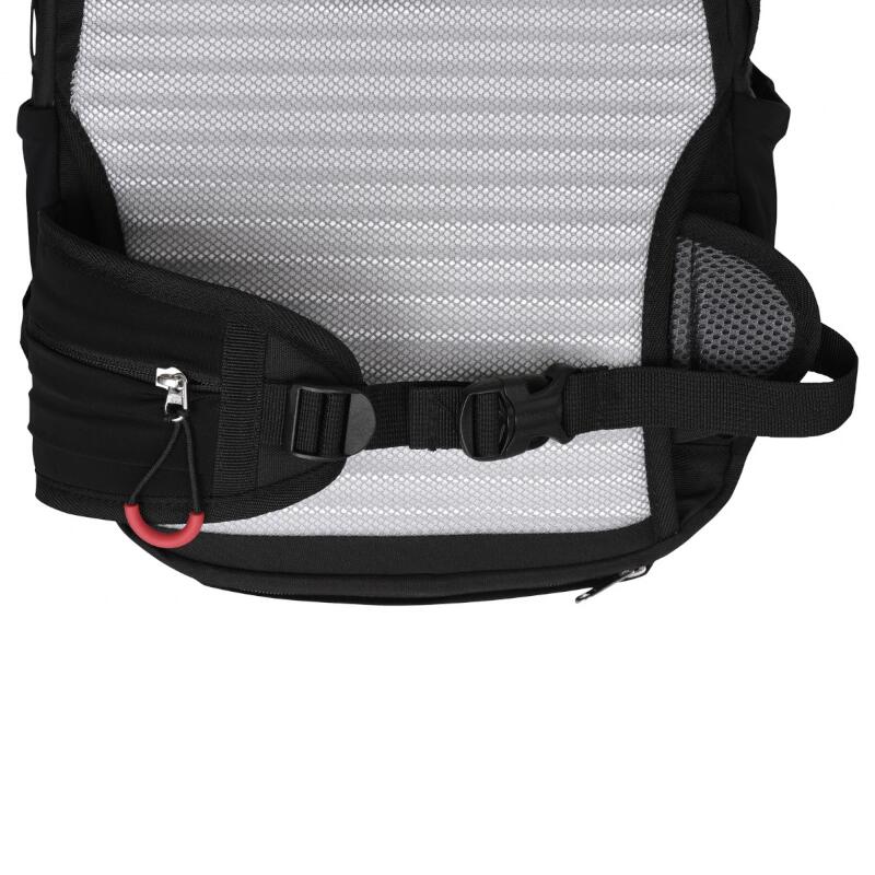 Zaino Husky Clever 30L nylon nero EVA schienale regolabile, cover impermeabile 4/5