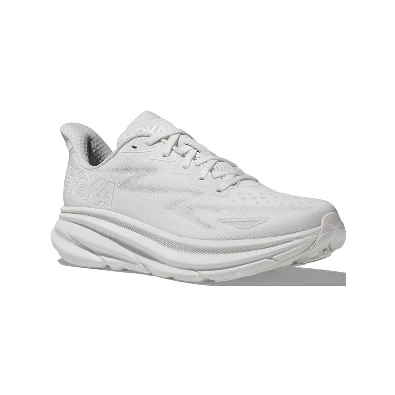 Asfaltowe buty do biegania W'S Clifton 9 - białe