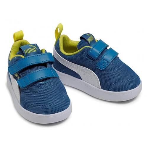 Zapatillas Marcha Bebé Puma Courtflex V2 Mesh V Azul