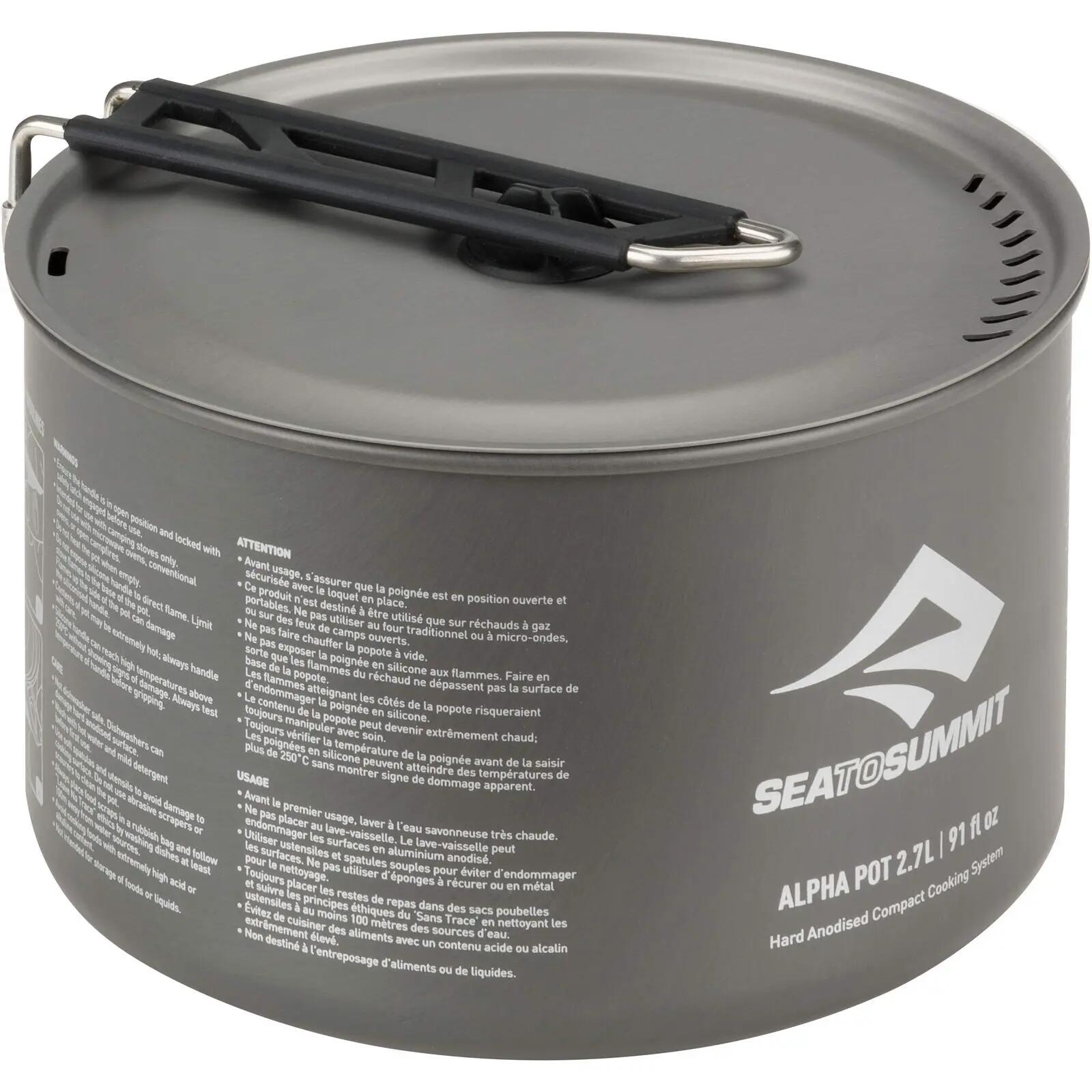 Garnek turystyczny Alpha Pot Garnek Alpha Pot 2.7L 2/7
