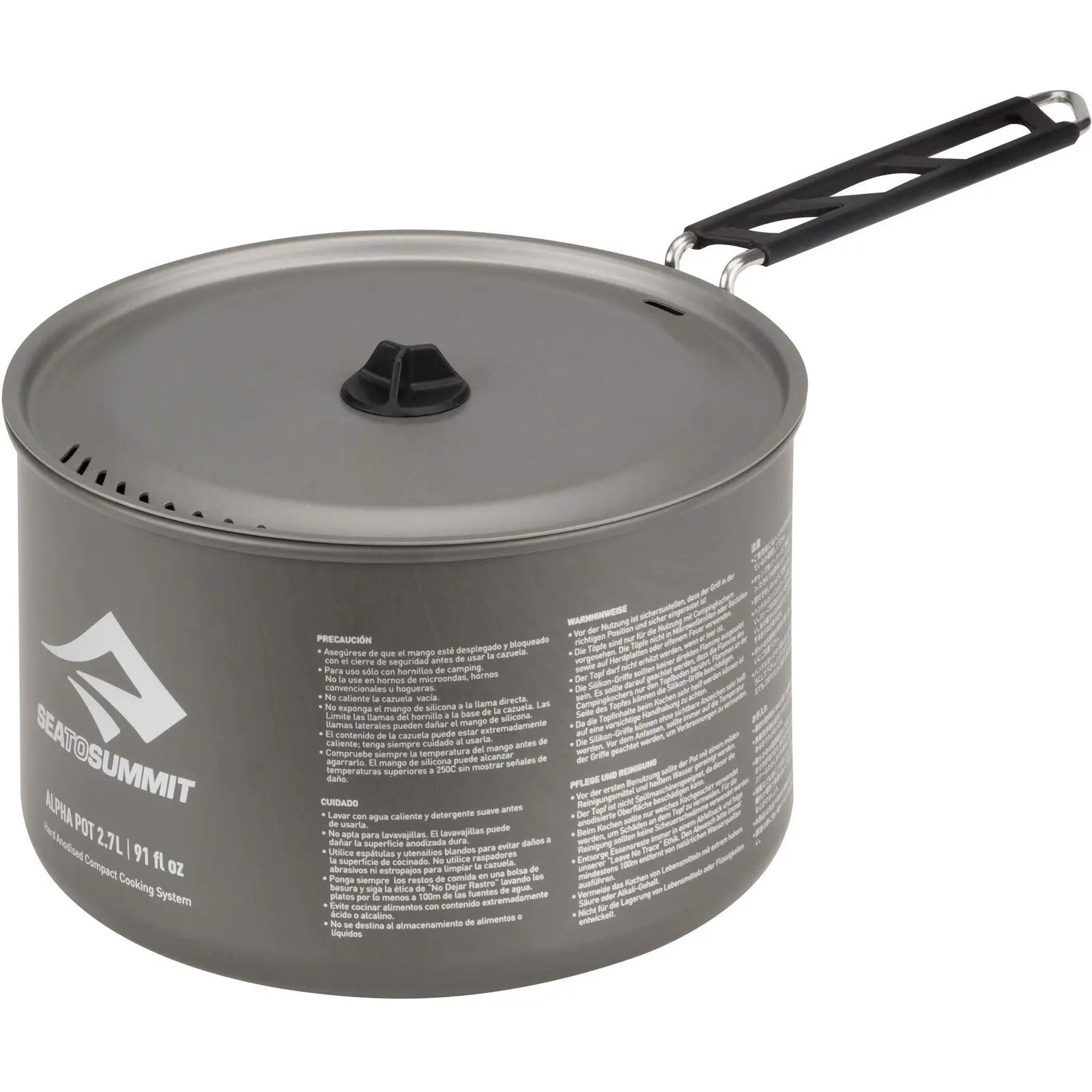 Garnek turystyczny Alpha Pot Garnek Alpha Pot 2.7L 4/7