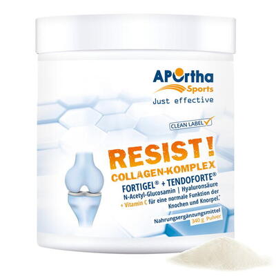 RESIST! mit FORTIGEL® + TENDOFORTE® B (Rind) Collagen-Peptiden - 340 g Pulver