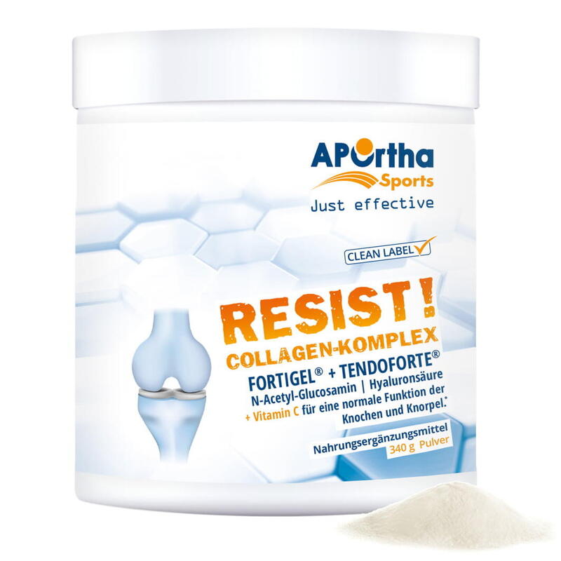 RESIST! mit FORTIGEL® + TENDOFORTE® B (Rind) Collagen-Peptiden - 340 g Pulver