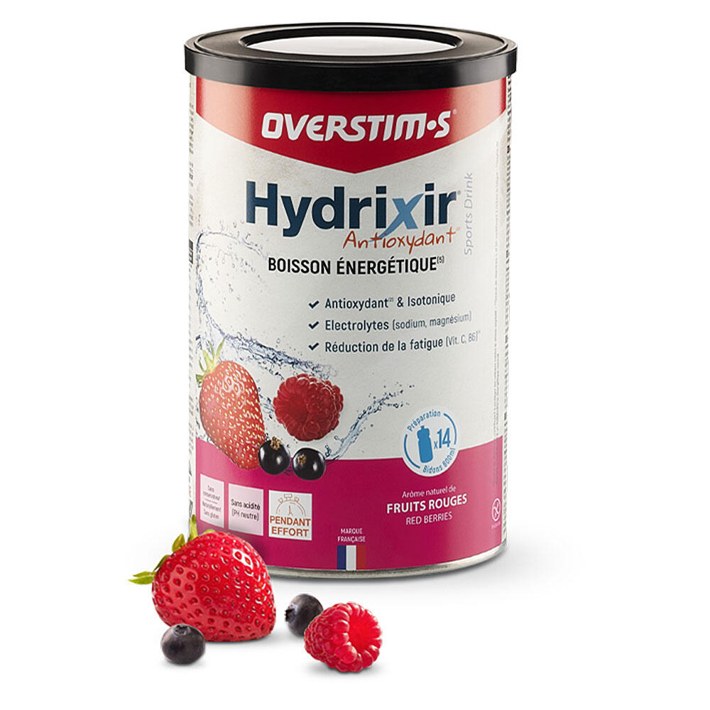 Overstim.s - Boisson Isotonique - Hydrixir Antioxydant Fruits Rouges - 600g - Boisson Isotonique - 600 G - Decathlon