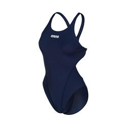 Arena W Team Swimsuit Swim Tech Solid Navy-White