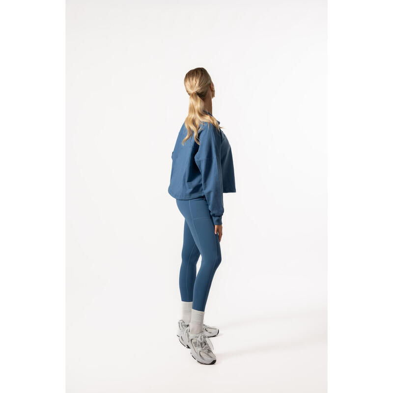 Luxe Series Sweatshirt - Fitness - Dames - Blauw