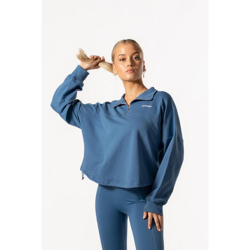 Luxe Series Sweatshirt - Fitness - Damen - Blau