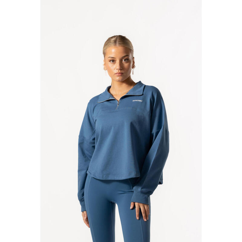 Luxe Series Sweatshirt - Fitness - Damen - Blau