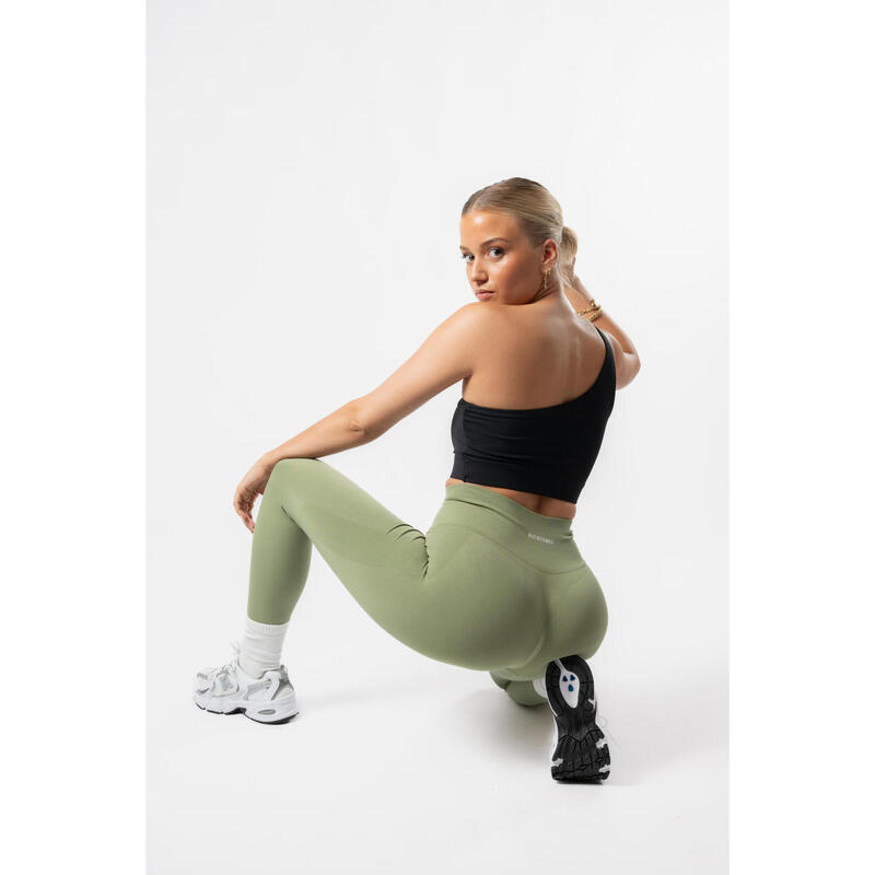 Reform Seamless - Naadloze Scrunch Legging - Fitness - Dames - Pistachio
