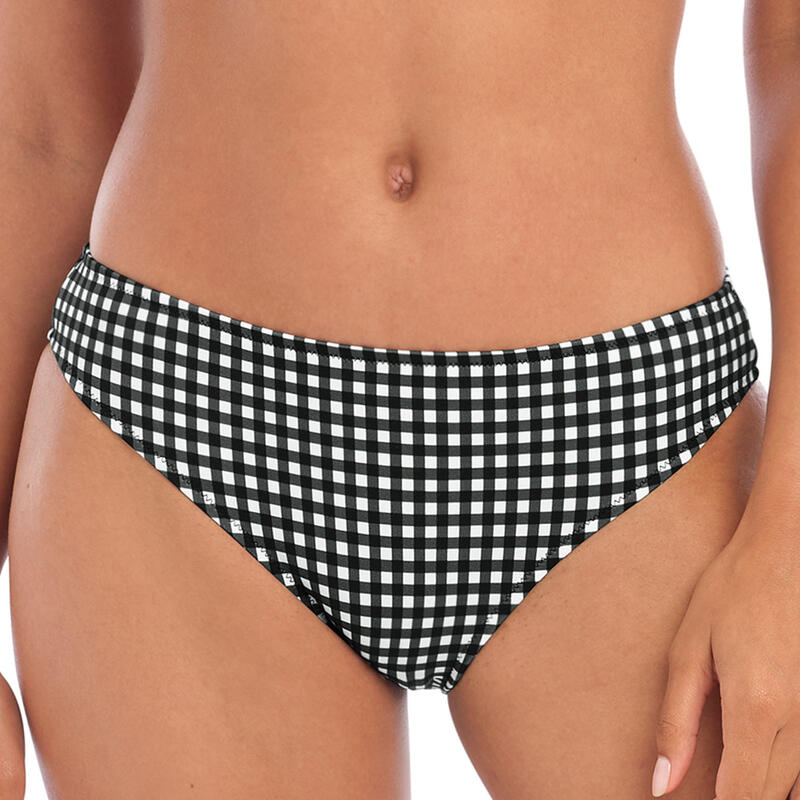 Controllo degli slip per costumi da bagno con stampa gingham