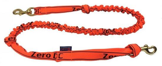 Smycz z amortyzacją do canicross ZeroDC dla psów pow. 10 kg, długość 1,9 m