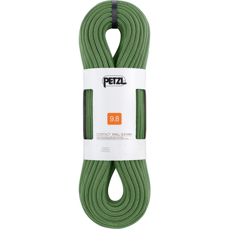 Corde simplă PETZL Contact Wall 9,8 mm verde 40 m
