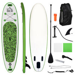 Tabla de paddle surf hinchable Outsunny blanca, Miscellaneous