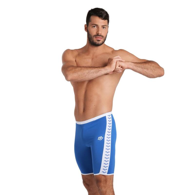 Arena Men's Icons Swim Jammer Solid Royal/White