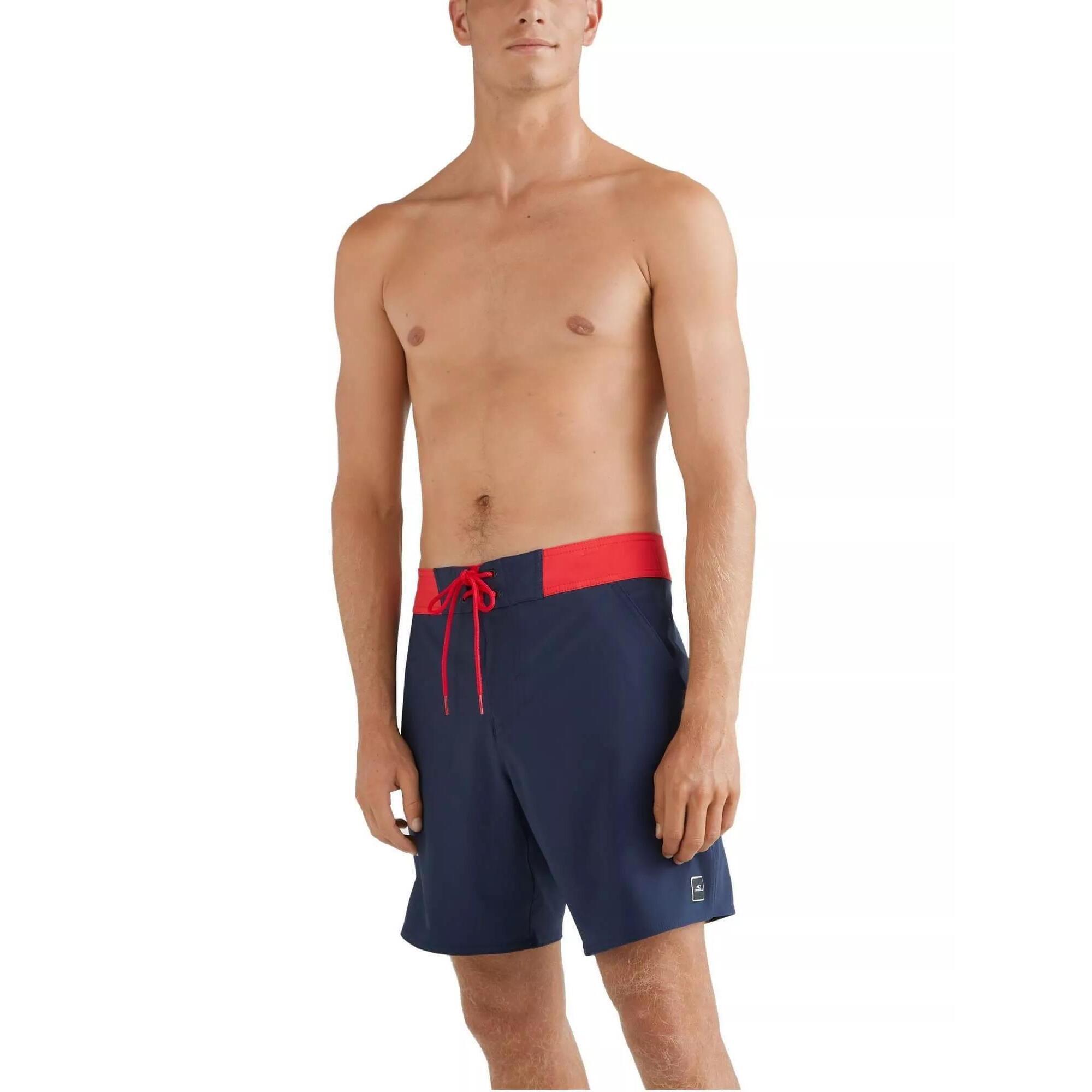 O'Neill - Maillots De Bain Hommes Solid Freak 17" - Boardshort - Bleu|rouge - 36 Xs - Decathlon